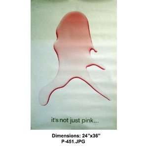  ITS NOT JUST PINK 24x36 Poster: Everything Else