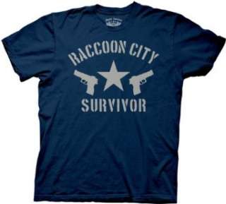  Resident Evil Raccoon City Survivor Mens T shirt: Clothing