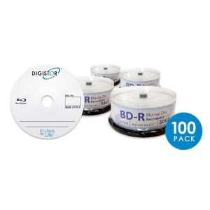   DIGISTOR Archive for Life 50GB BD R Media, 6X (100 pack): Electronics