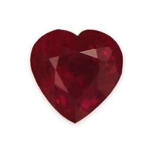   09cts Natural Genuine Loose Ruby Heart Gemstone: Everything Else