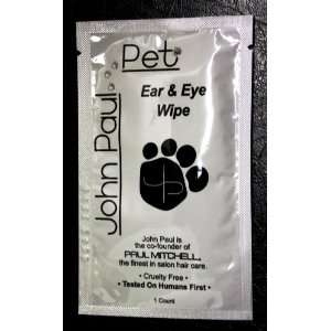  John Paul Pet Ear & Eye Wipes Foil Pack: Pet Supplies