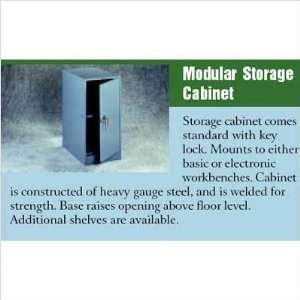 Tennsco MS 1524 Modular Storage Cabinet Color: Medium Grey 