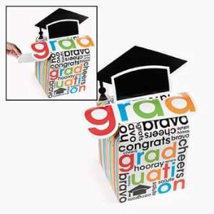  Cheers To The Grad Card Box   Invitations & Stationery 