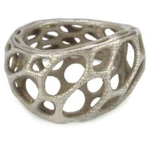  Nervous System 2 layer Twist Stainless Steel Ring, Size 