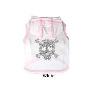  Monkey Daze Skull Hoodie Dog Shirt White XS: Kitchen 