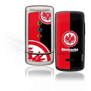 Design Skins for Motorola W220   Eintracht Frankfurt schwarz rot 