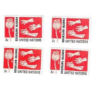  1964 United Nations Control Narcotics 5c Dripping Poison 