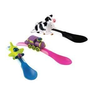  Soft Tip Weaning Here Comes Dinner Toddler Spoon Set (2 