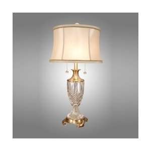  Dale Tiffany GT701206 Maderia Table Lamp, Antique Brass 