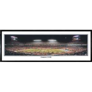  Framed Rob Arra Mini Panoramic Denver Broncos SuperBowl 