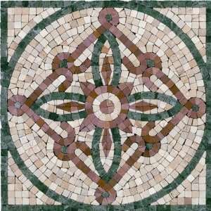  Shaw Floors CS60A 00300 Mini Flower Medallion Tile Accent 