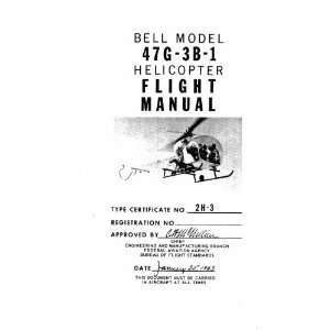  Bell Helicopter 47 G 3B 1 Flight Manual   1963: Bell 47 G 