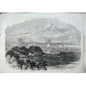  1863 Bombardment Fredericksburg Virginia Federals War