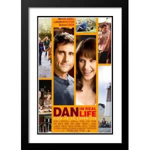 Dan in Real Life 20x26 Framed and Double Matted Movie Poster   Style C