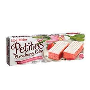 Little Debbie Petites, Strawberry Cake with Butter Creme Flavored 