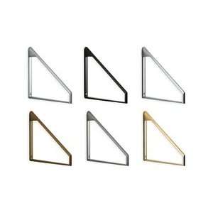    Polished Chrome 10 9/16 Inch Shelf Brackets