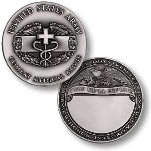  Combat Medical Badge Engravable Challenge Coin: Everything 