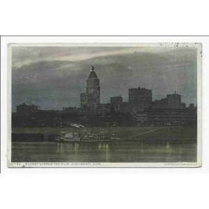 Reprint Sunset across the Ohio, Cincinnati, Ohio 1898 1931 