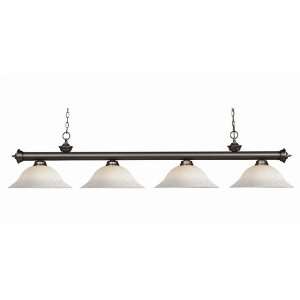  Z Lite 100704OB WM16 4 Light Billiard in Olde Bronze: Home 