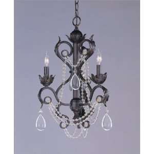  Crystorama Fashion Forward Mini Chandelier 6703 DR