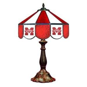  Mississippi State Bulldogs Glass Table 14 Lamp: Home 