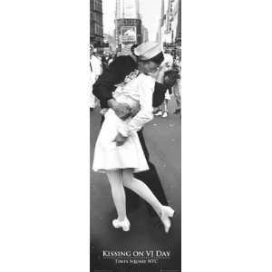  Kissing on Vj Day Times Square NYC Poster Print 12 X 36 