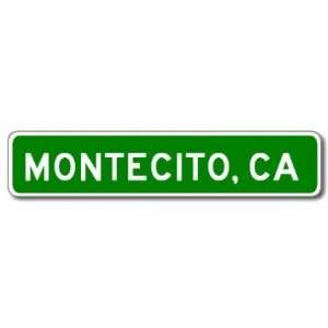  MONTECITO, CALIFORNIA City Limit Sign   Aluminum   6 x 24 