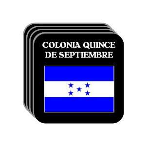  Honduras   COLONIA QUINCE DE SEPTIEMBRE Set of 4 Mini 