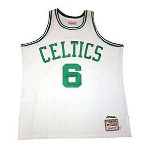  Signed Bill Russell Jersey w/ 11x Champs   Mitchell 