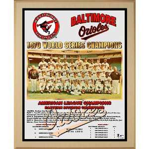  Healy Baltimore Orioles 1970 World Series Team Picture 