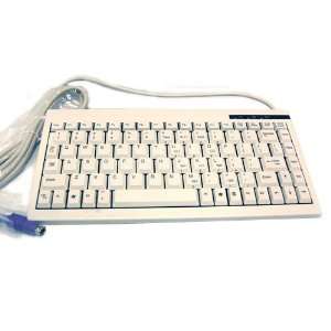 ACK 595 PS/2 Mini Keyboard for Windows (White 