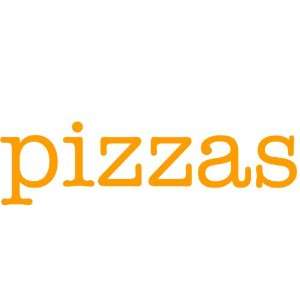 pizzas Giant Word Wall Sticker: Home & Kitchen