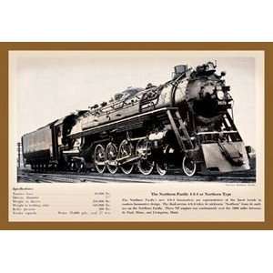  Northern Pacific   12x18 Framed Print in Gold Frame (17x23 