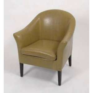  1404 Club Chair   Camel Leather: Home & Kitchen
