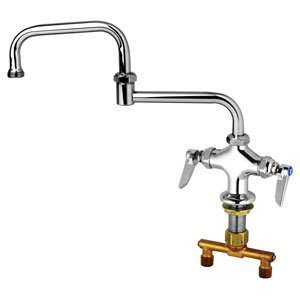  T&S B 0251 15 Double Jointed Deck Mounted Pantry Faucet 