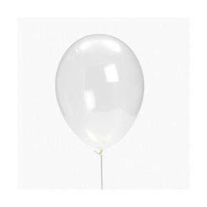  24 Diamond Clear Latex Balloons: Toys & Games