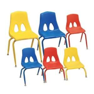  17 1/2 In Blue Profile Stack Chair Toys & Games