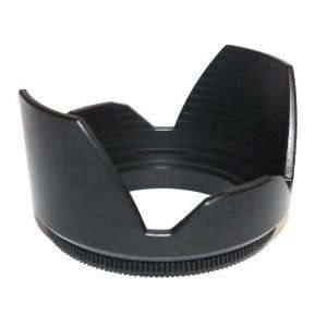 : DURAGADGET Petal Crown Lens Hood 58mm With Clamp Collar Nut For 18 