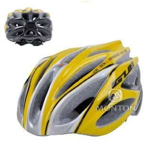  GUB 98 yellow helmet / one piece dual purpose bike riding 
