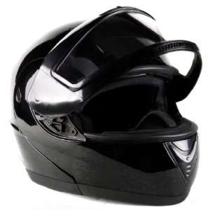  Modular Flip Up Snowmobile Helmet Gloss Black, X Large 