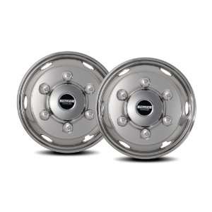 Pacific Dualies 45 2950 19.5 Stainless Steel Wheel Simulator Front 
