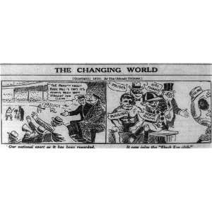  Editorial Cartoon,The Changing World,1920,McCutcheon