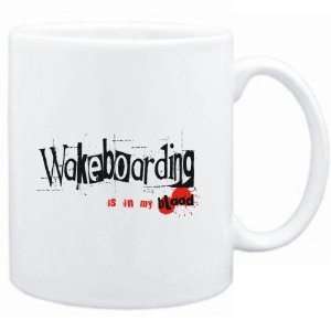  Mug White  Wakeboarding IS IN MY BLOOD  Sports Sports 