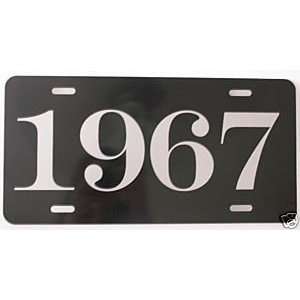  1967 YEAR LICENSE PLATE Automotive