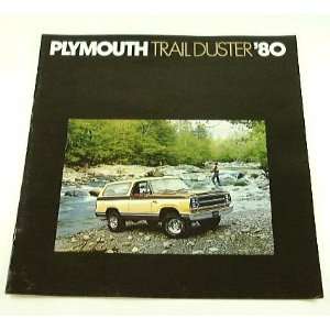  1980 80 Plymouth TRAIL DUSTER Truck BROCHURE: Everything 