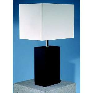    Oblong Collection Table Lamp With White Shade: Home Improvement