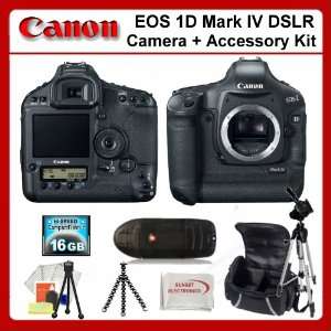  Canon EOS 1D Mark IV SLR Digital Camera Kit Includes: Canon 1D 