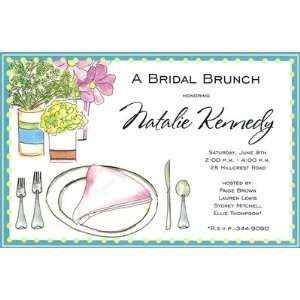  Lovely Placesetting, Custom Personalized Bridal Luncheon 