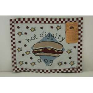  Barbecue Hot Dog 13x18 Placemat set of 4