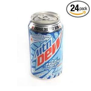 Mountain Dew Dewmocracy Whiteout Soda 12oz Cans (Pack of 24):  